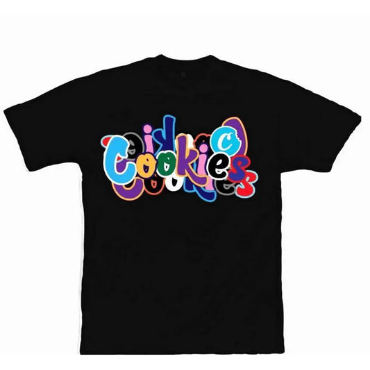 Cookies T-Shirt, Many Color Many Letter Tee Multicolor T-Shirt Fullsizes Tee,Unisex Cotton Tees, Unisex Cotton Graphic Shirt,Unisex Crewneck T-shirt for Men And Women